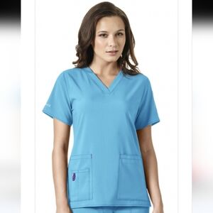 Carhartt Force® Cross-Flex Scrubs - V-Neck Tech Top